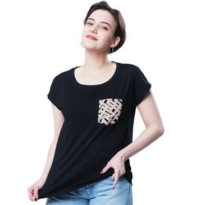 Uniqlo George Sowden Graphic Patterned Pocket Women's tee S